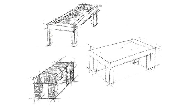 biliardo capri disegno tecnico