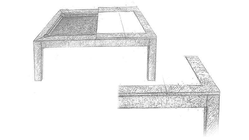 biliardo tokyo disegno tecnico